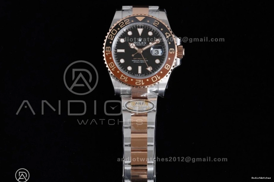 FastDry V 126711 Master RG Best CHNR II GMT on SH3285 855 New SS SS Edition 1:1 Bracelet ARF 904L 0520